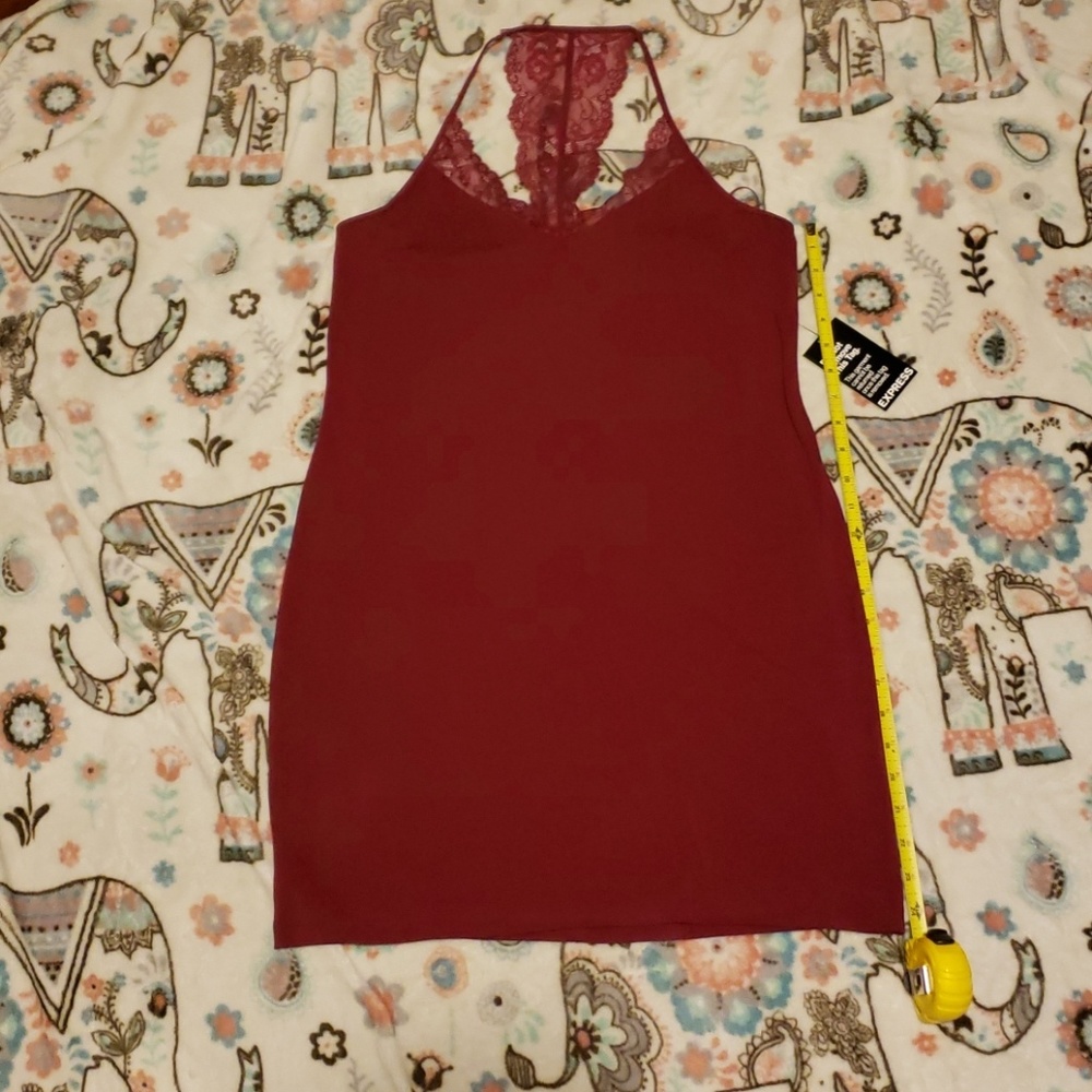 Lace razors back dress